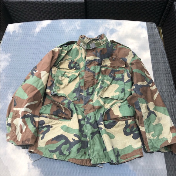 Vintage army camo jacket - Picture 3 of 11